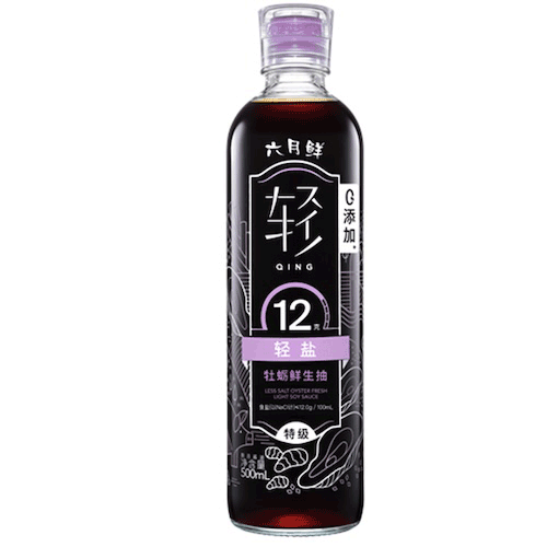 六月鲜?轻 12克轻盐牡蛎鲜生抽